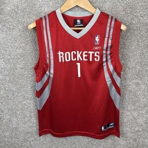 Reebok‎ Tracy McGrady #1 Houston Rockets Basketball Jersey Youth Large